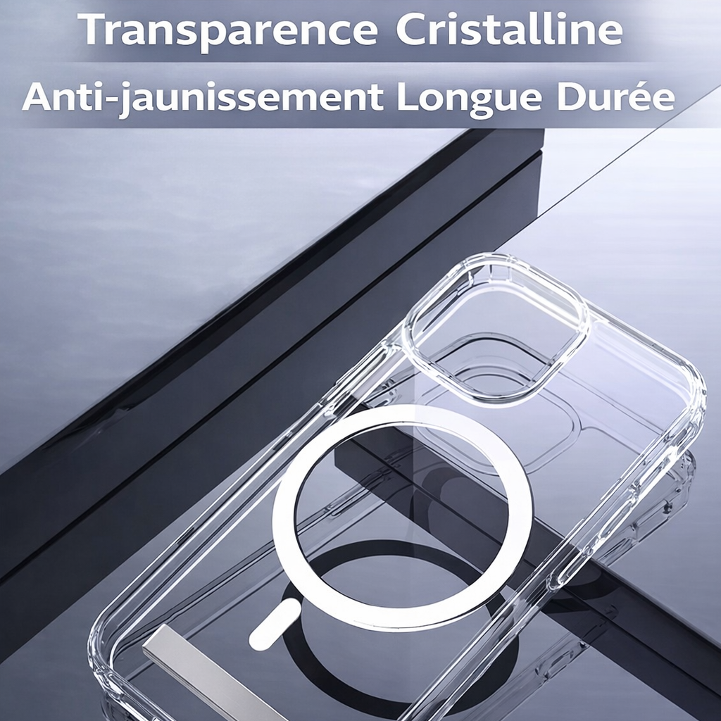 Coque magnétique antichoc