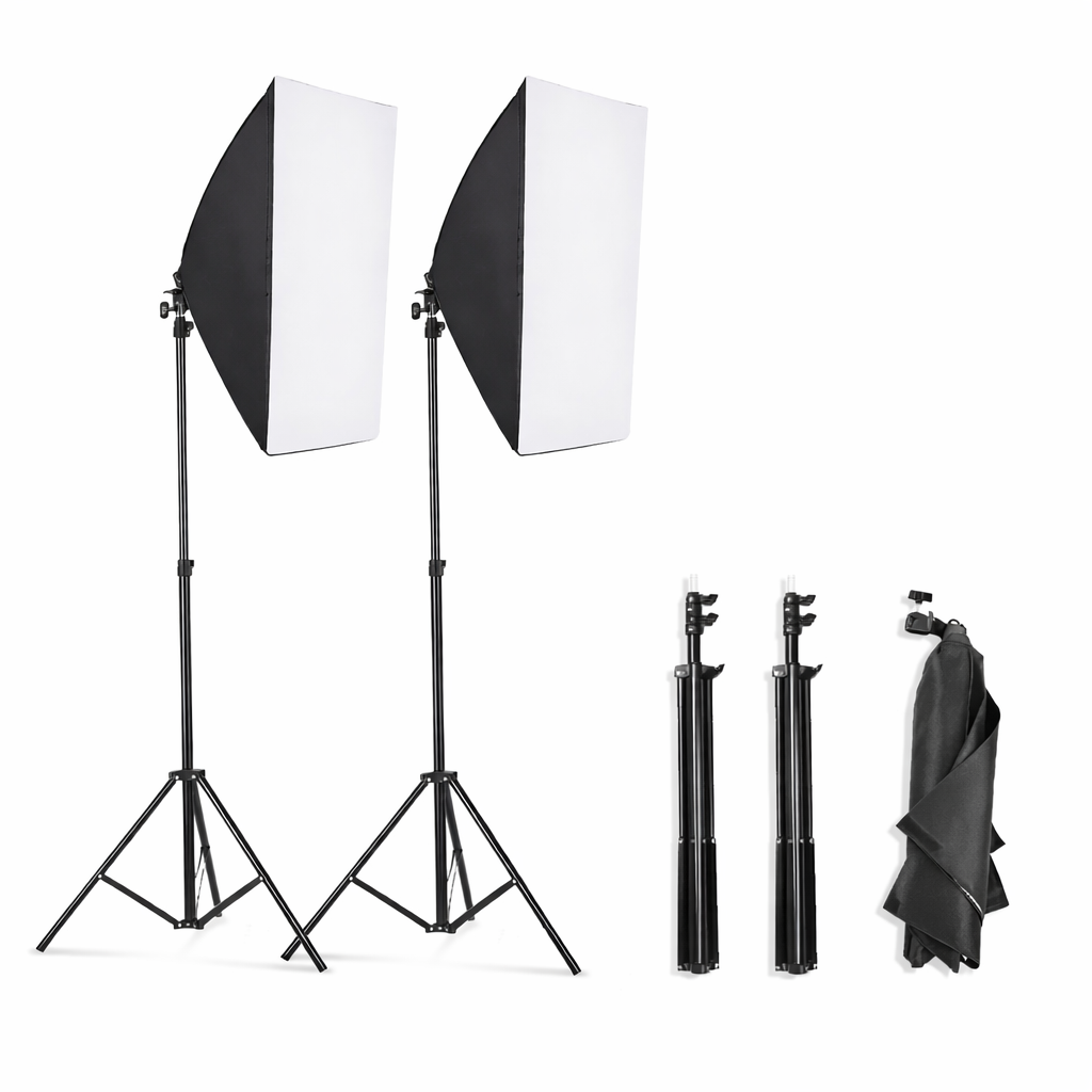 Éclairage Softbox Photo Pro avec Trépied