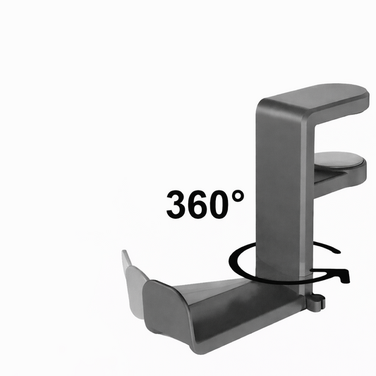 Support Casque Gaming avec Bras Pivotant 360°