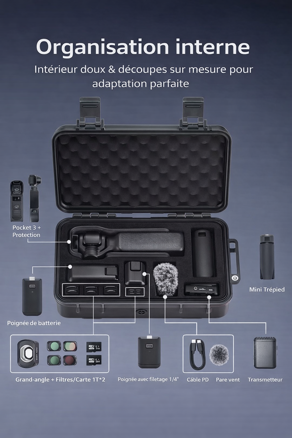 Boîte de rangement /DJI Osmo Pocket 3