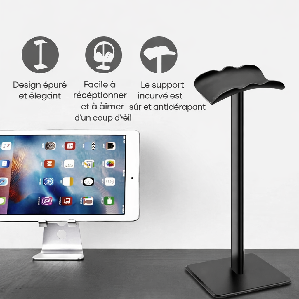 Support Casque Antidérapant Universel – Stand pour AirPods Max, Beats, Bose & Plus