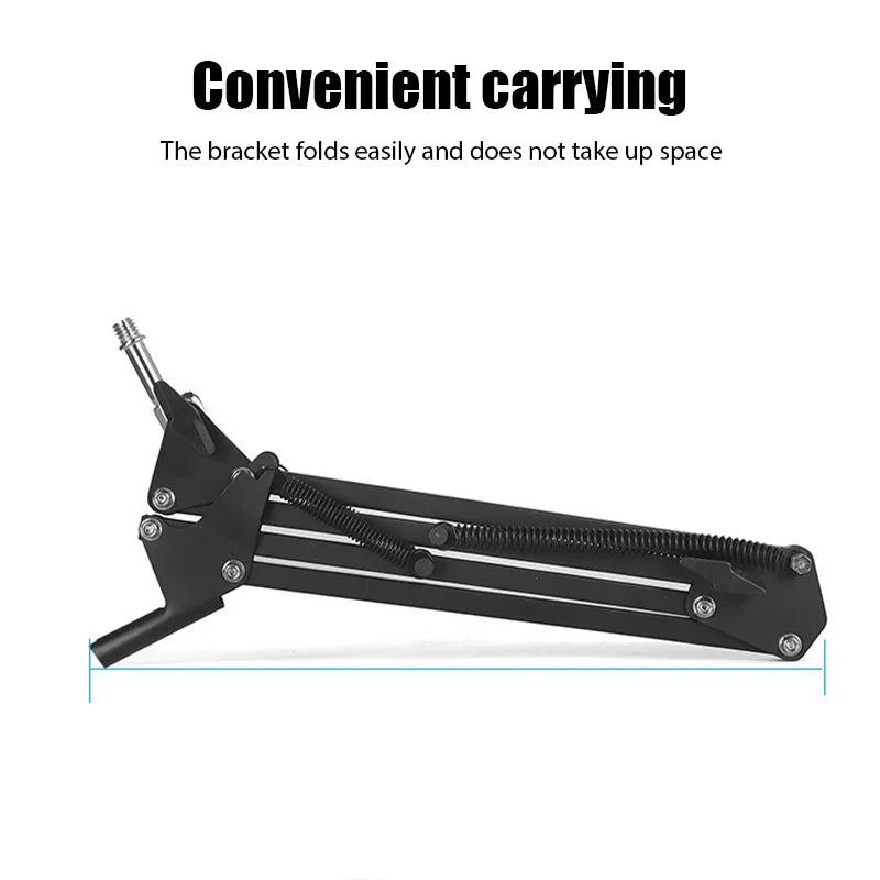 Support Microphone à Bras Flexible Ajustable