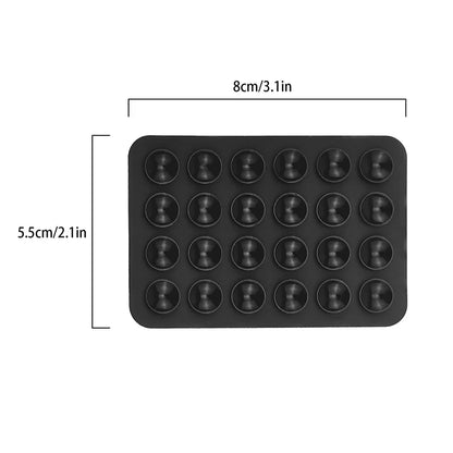 Ventouse silicone transparente pour fixation de téléphone