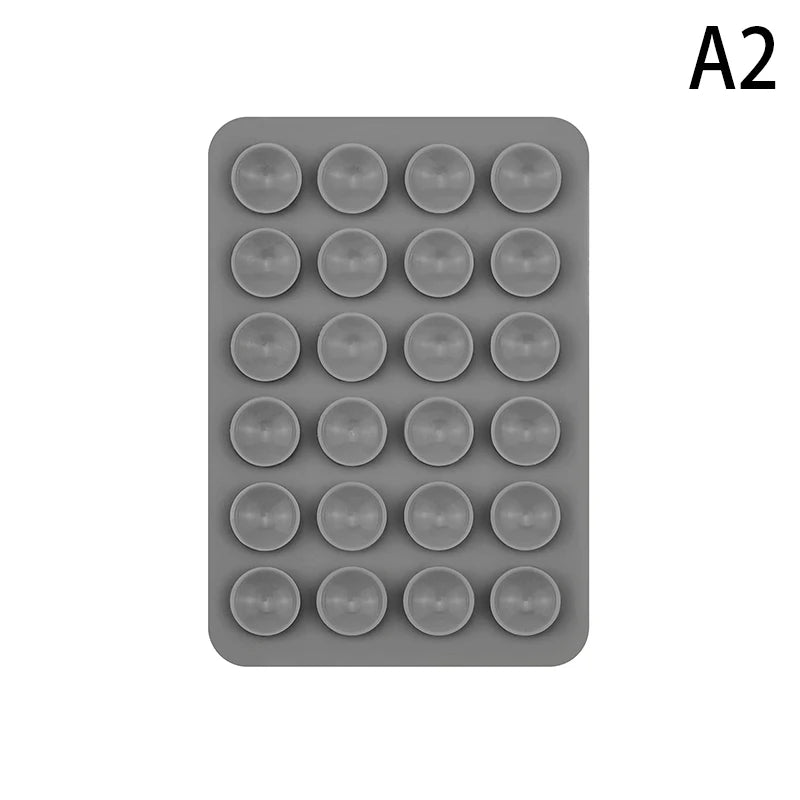 Ventouse silicone transparente pour fixation de téléphone