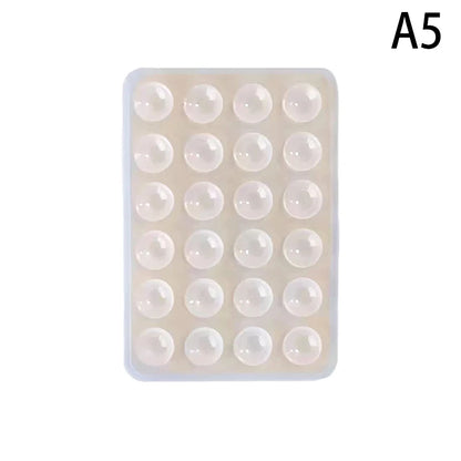 Ventouse silicone transparente pour fixation de téléphone