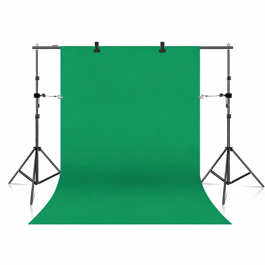 Fond studio premium en coton – vert, noir, blanc et gris